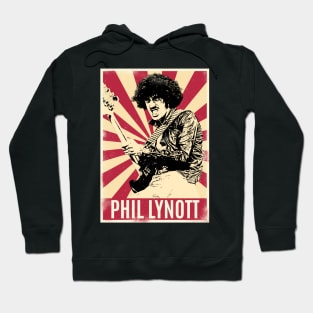 Retro Vintage Phil Lynott Hoodie